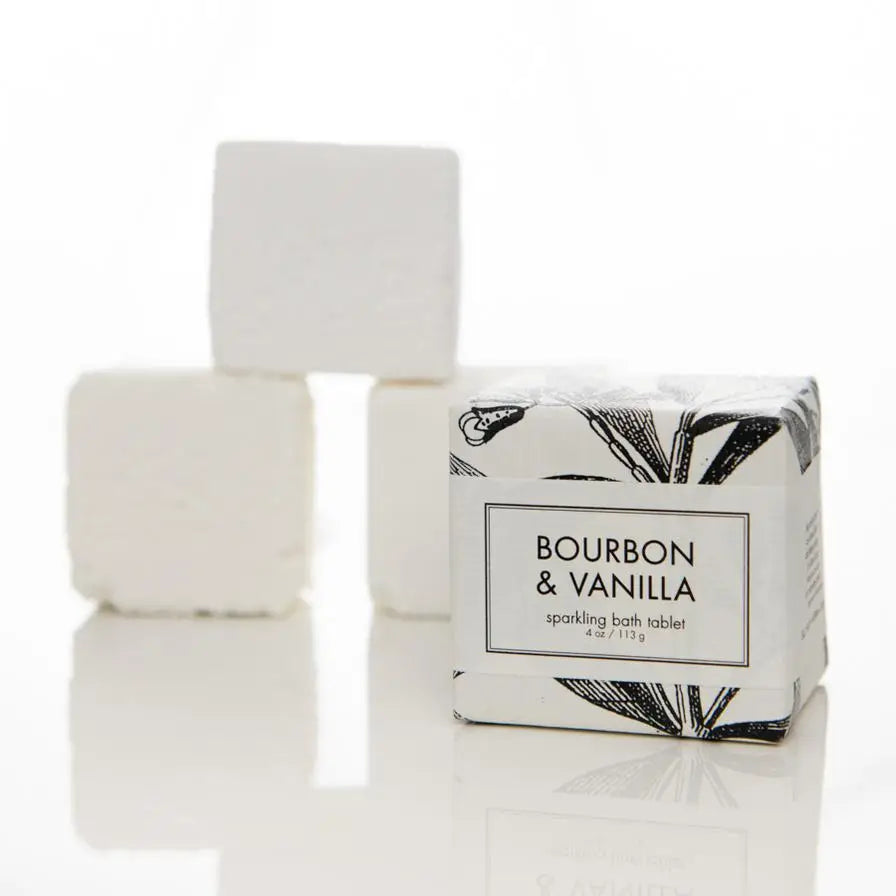 Formulary 55 Bourbon & Vanilla Sparkling Bath Tablet 4 Oz. CureDeRepos
