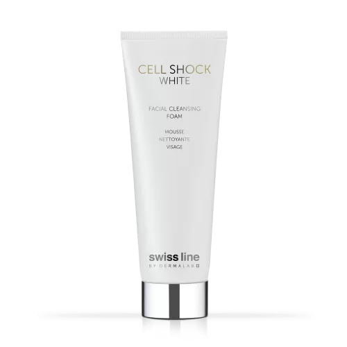 Swissline facial cleansing foam, Cell Shock white