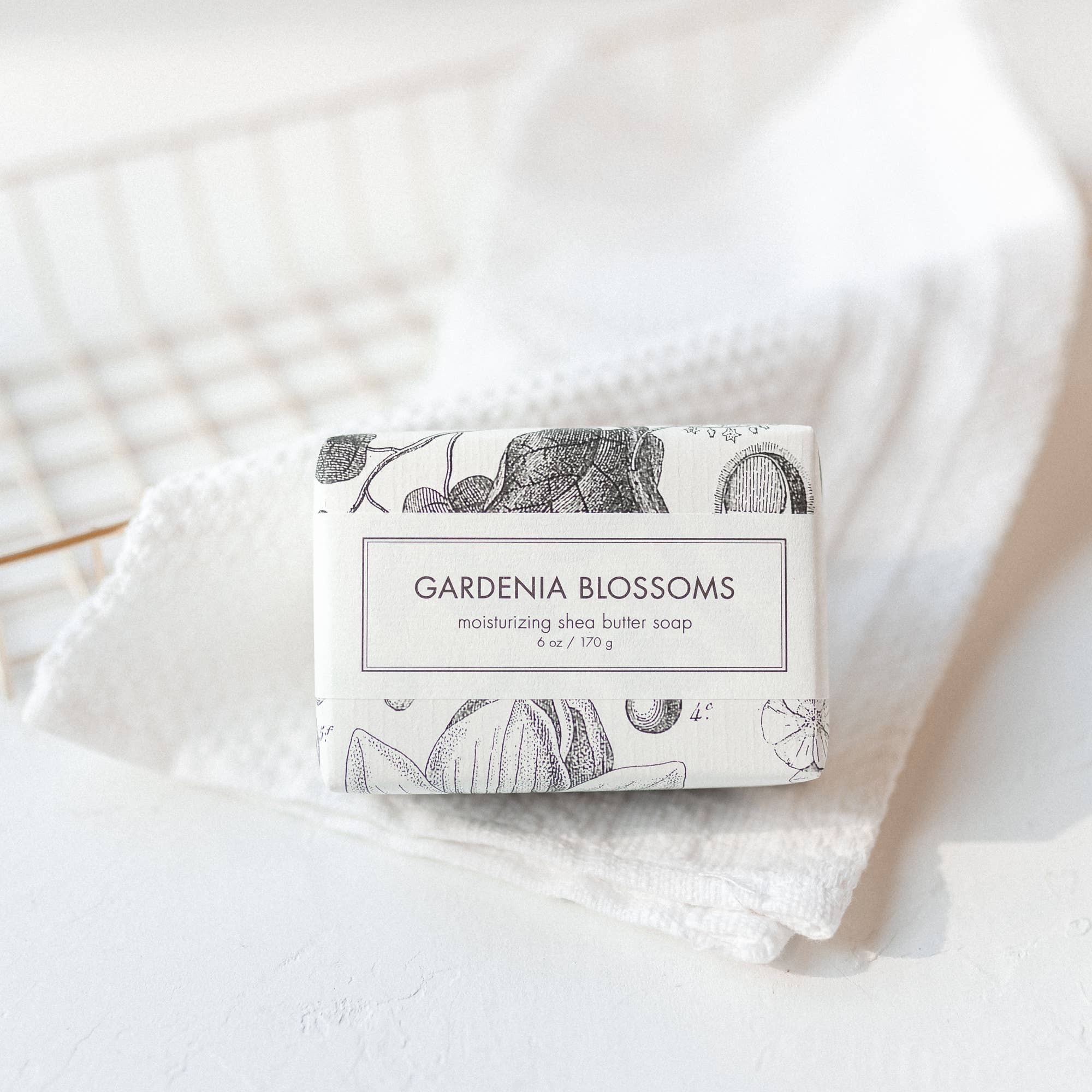 Gardenia Blossoms Soap - Bath Bar