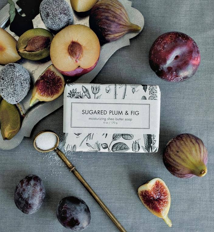 Sugared Plum & Fig Shea Butter Soap Bar