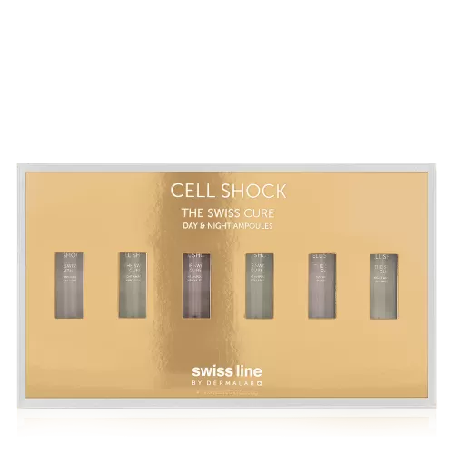 Swissline Cell Shock The Swiss Cure Day & Night Ampoules 6 x 5ml CureDeRepos