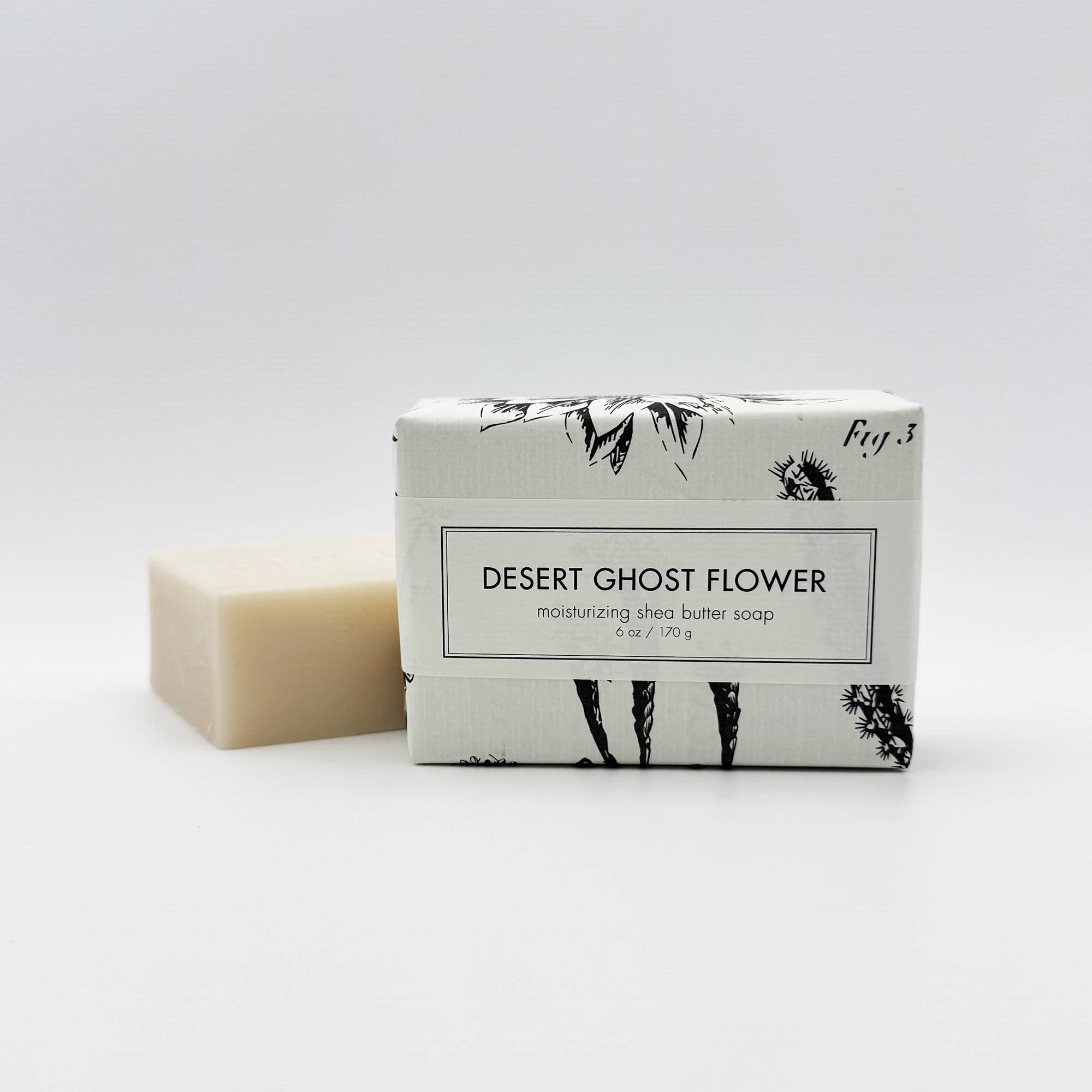 Desert Ghost Flower Shea Butter Soap - Bath Bar