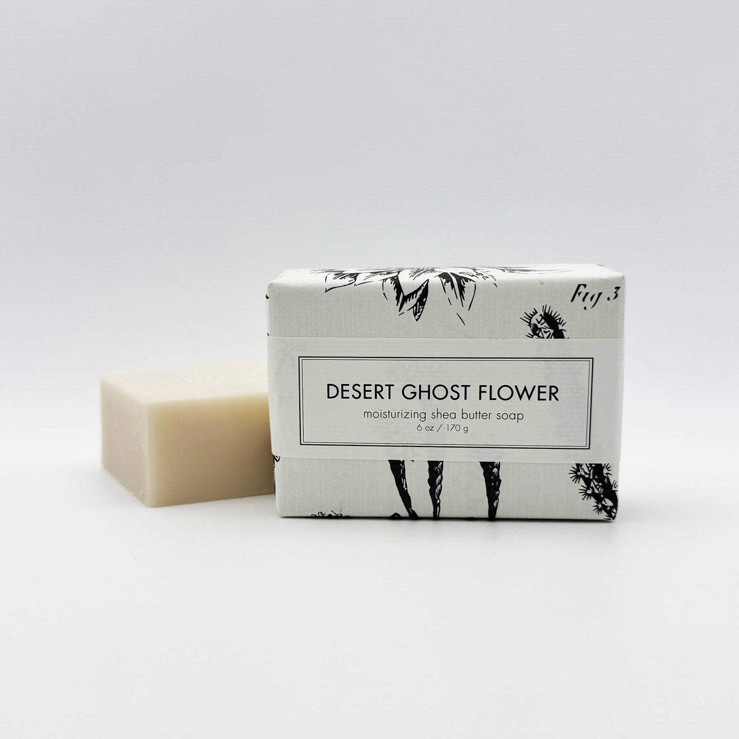 Desert Ghost Flower Shea Butter Soap - Bath Bar