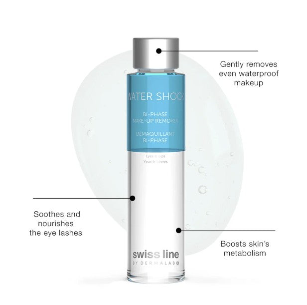 Swissline Bi-Phase Makeup Remover 3.4 fl oz 100ml