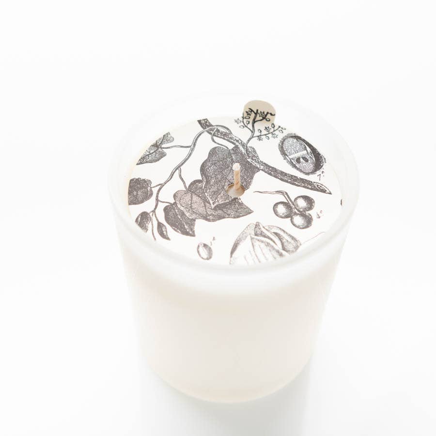 Gardenia Blossoms Glass Candle